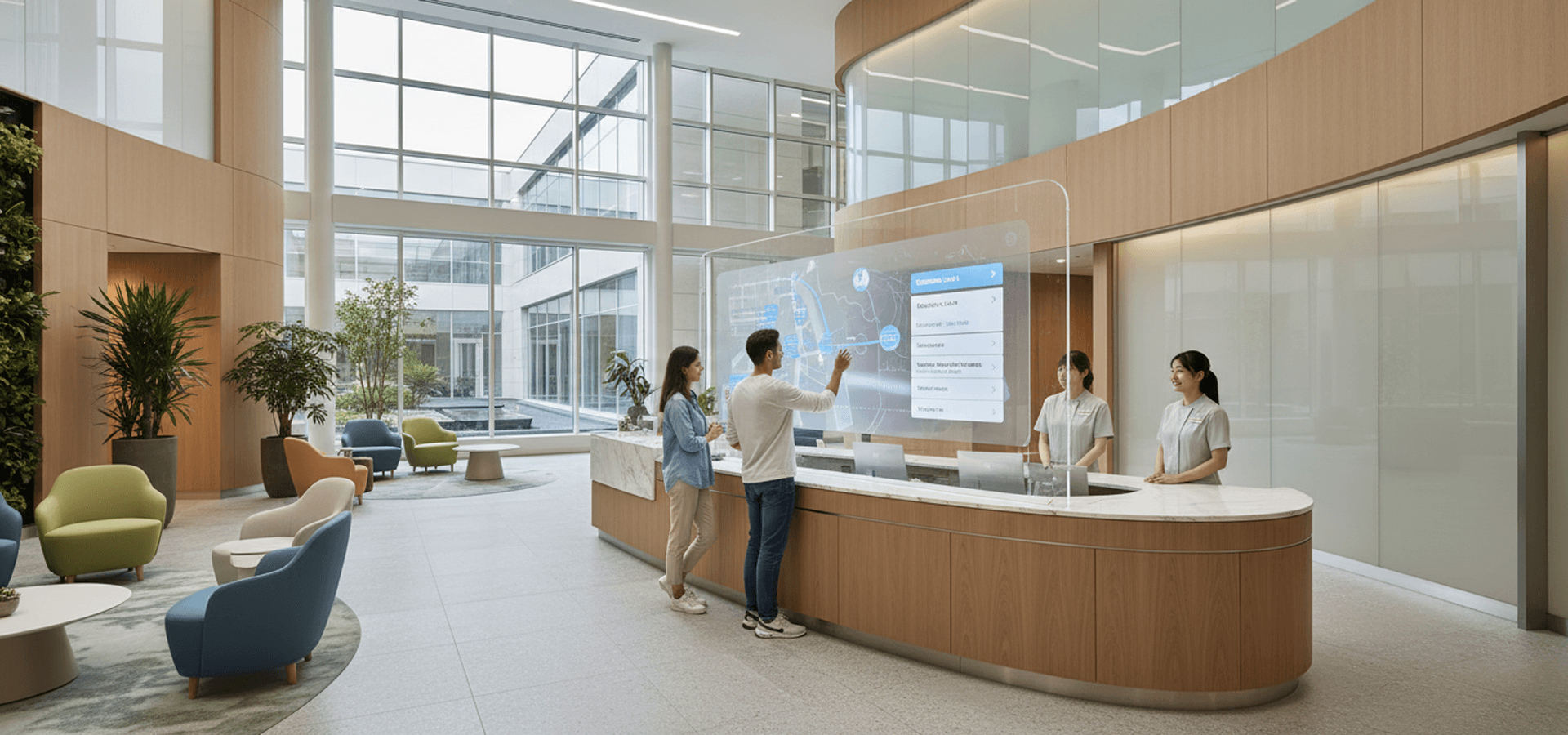 Healthcare environment with immersive digital patient presence